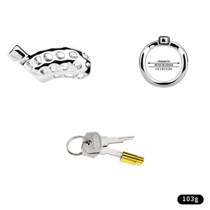 Aluminum Alloy Chastity Cage