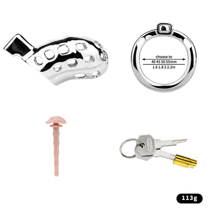 Aluminum Alloy Chastity Cage