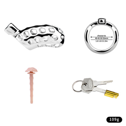 Aluminum Alloy Chastity Cage