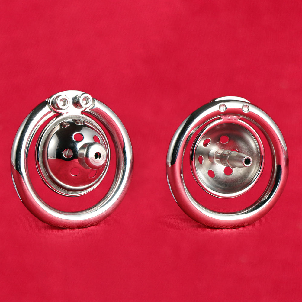 Hemisphere Male Mini Chastity Cage with Honeycomb Hole, F3174 - FRRK