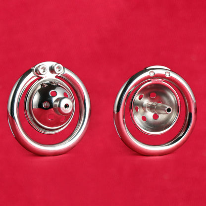 Hemisphere Male Mini Chastity Cage with Honeycomb Hole, F3174 - FRRK