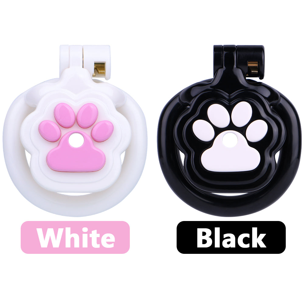 Kawaii Cat Paw Flat Chastity Cage