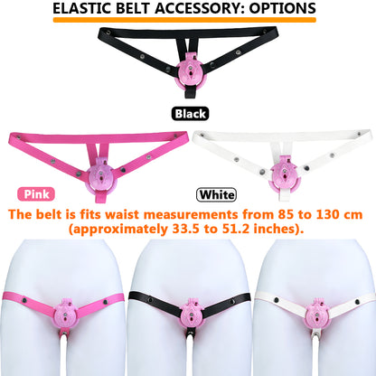 ABS Resin Rhinestone Inverted Pussy Chastity Cage | AS604
