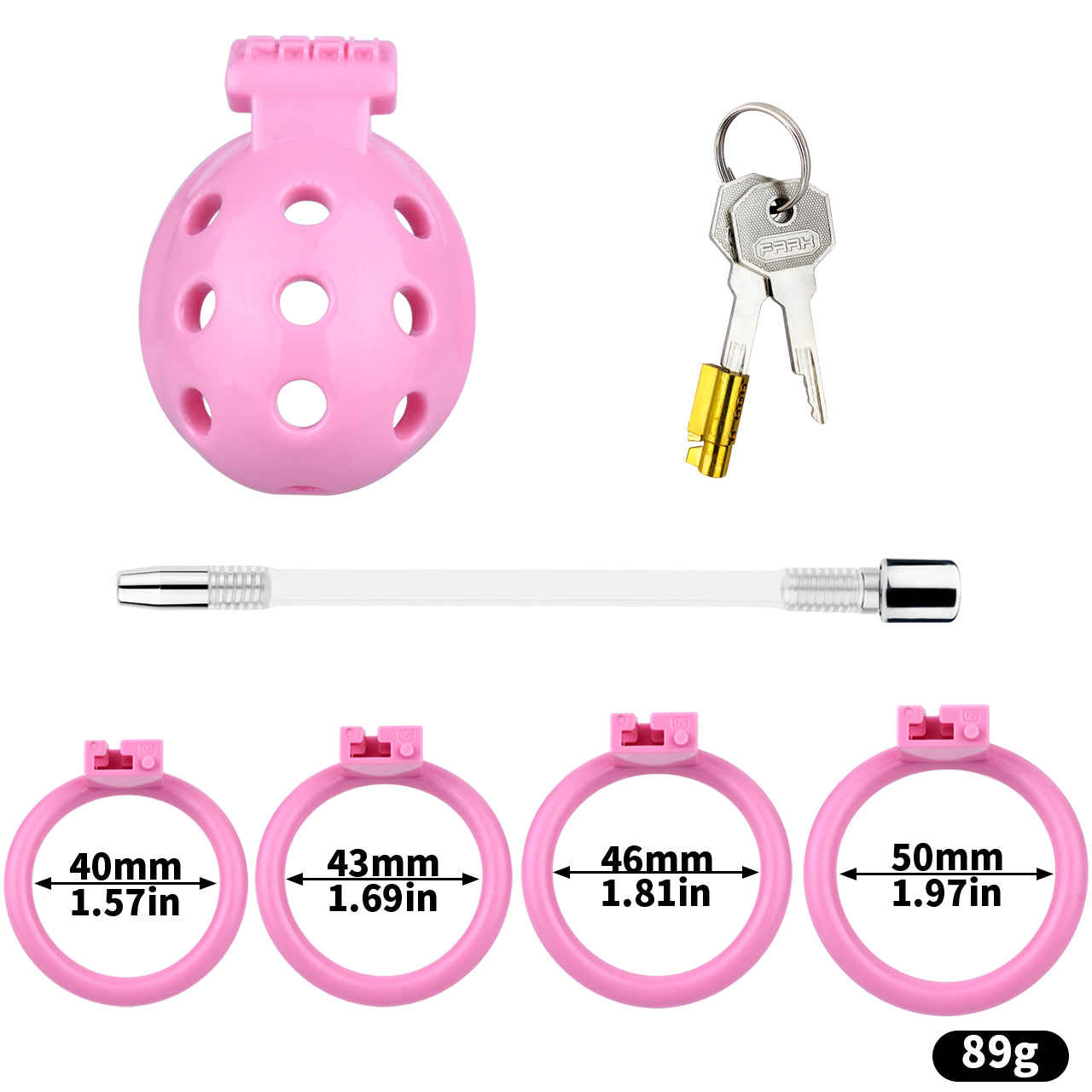 Vented Chastity Cage For Growers