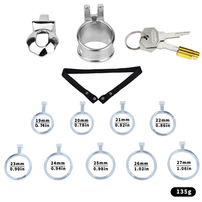 Metal Shaft-Only Open Chastity Cage | F341A