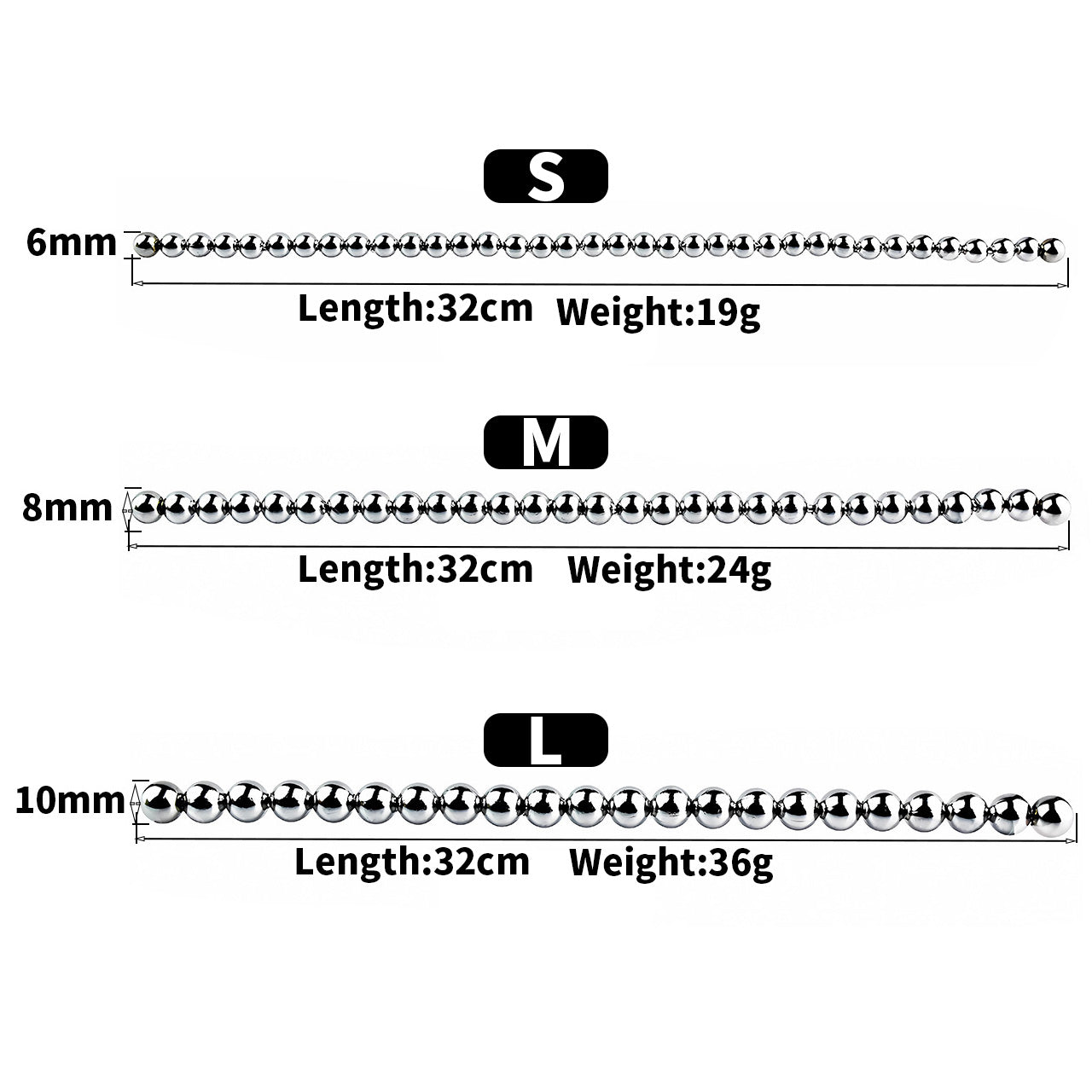 Metal Soft Urethral Sounds Penis Plug with Chain - Round shaped | F3207 - FRRK
