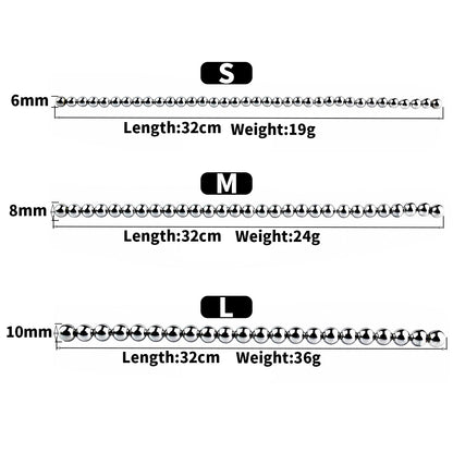 Metal Soft Urethral Sounds Penis Plug with Chain - Round shaped | F3207 - FRRK
