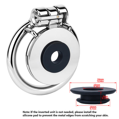 Convertible Flat & Inverted Chastity Cage | F365