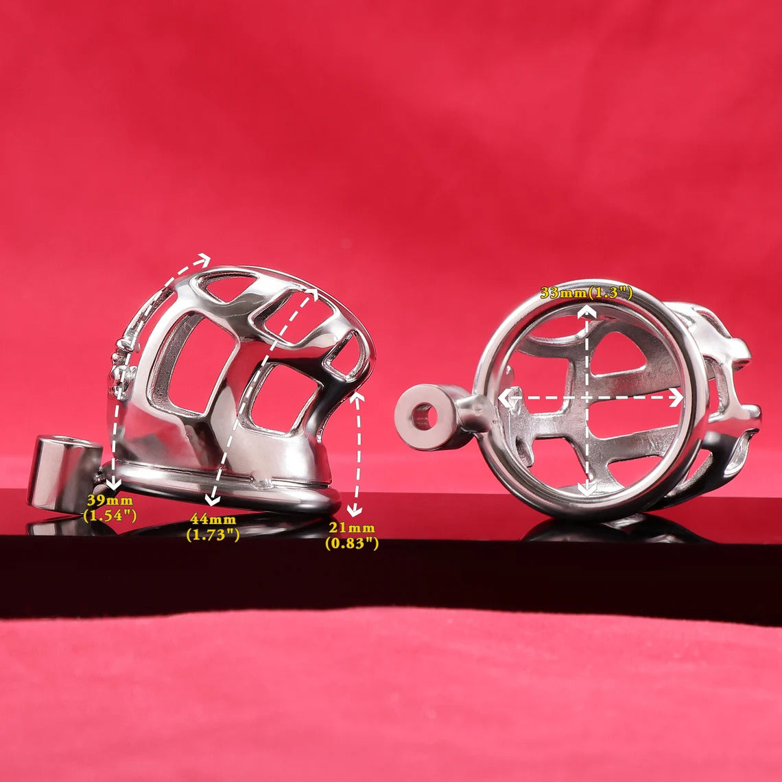 Small Mamba Chastity Cage Allen Wrench Lock | F3091