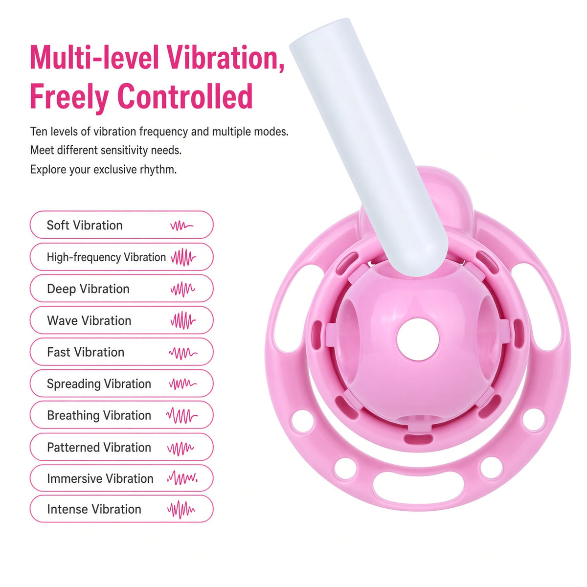 Vibrating Chastity Cage | AS331