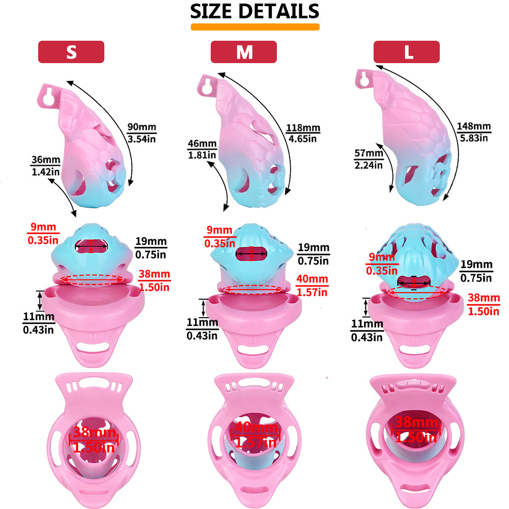 Serpent Queen Chastity Cage | F297