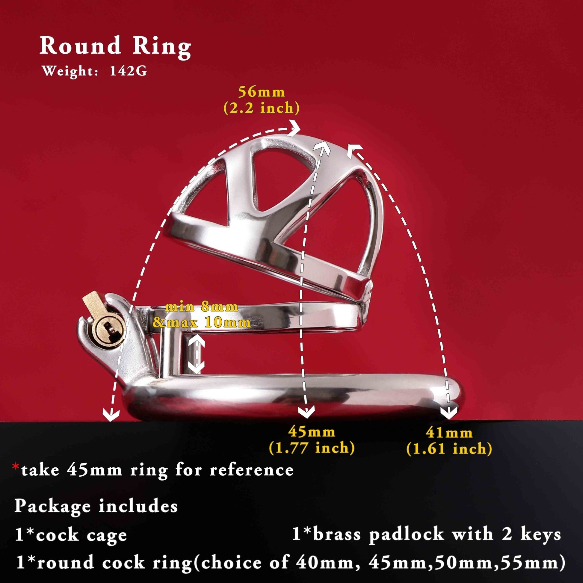 Male Chastity Cage, F3004 - FRRK