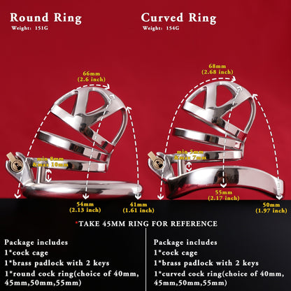 Male Chastity Cage, F3005 - FRRK