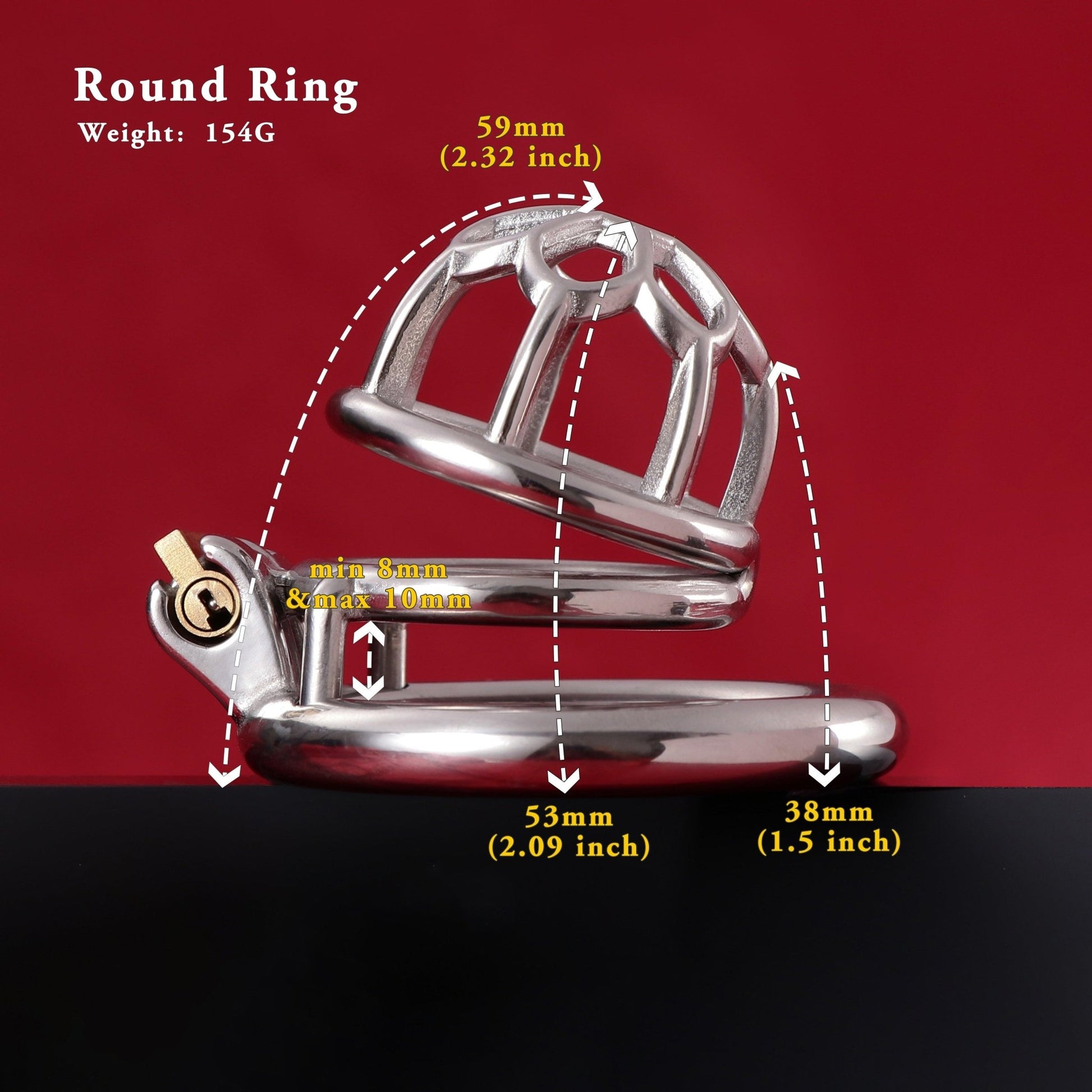 Male Chastity Device, F3001 - FRRK