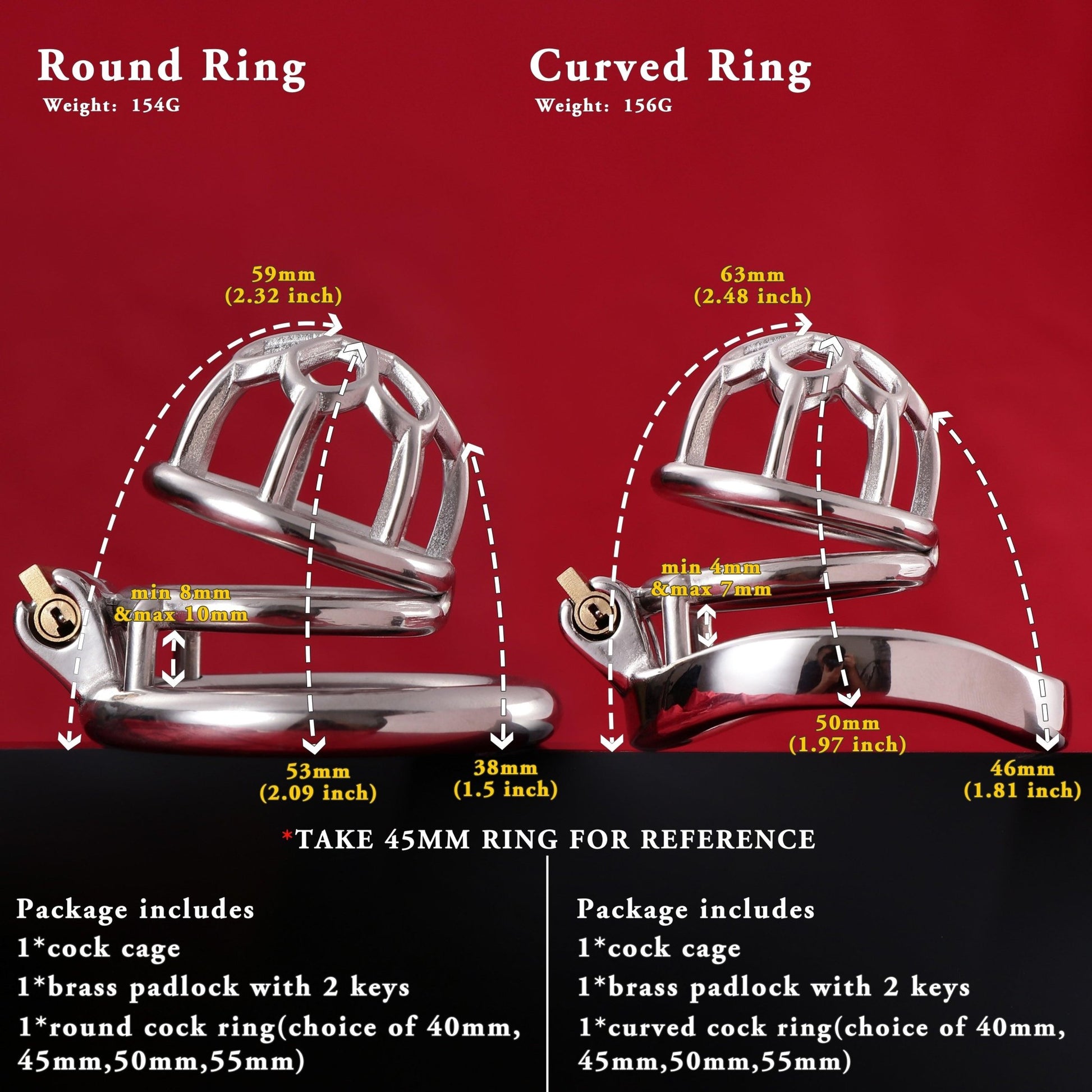 Male Chastity Device, F3001 - FRRK