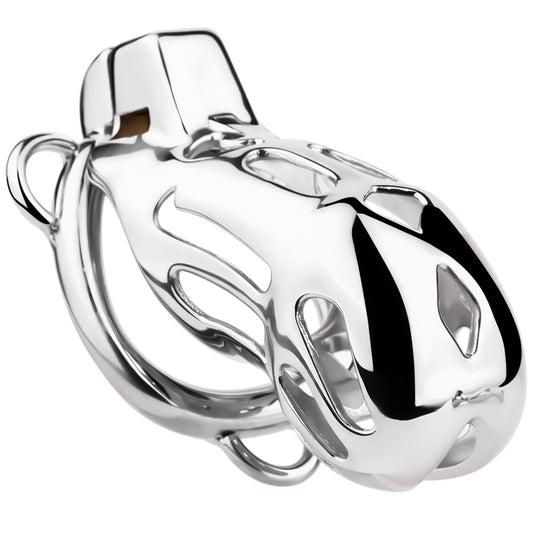 Premium Chastity Cage With Belt- Large Size | F3184L