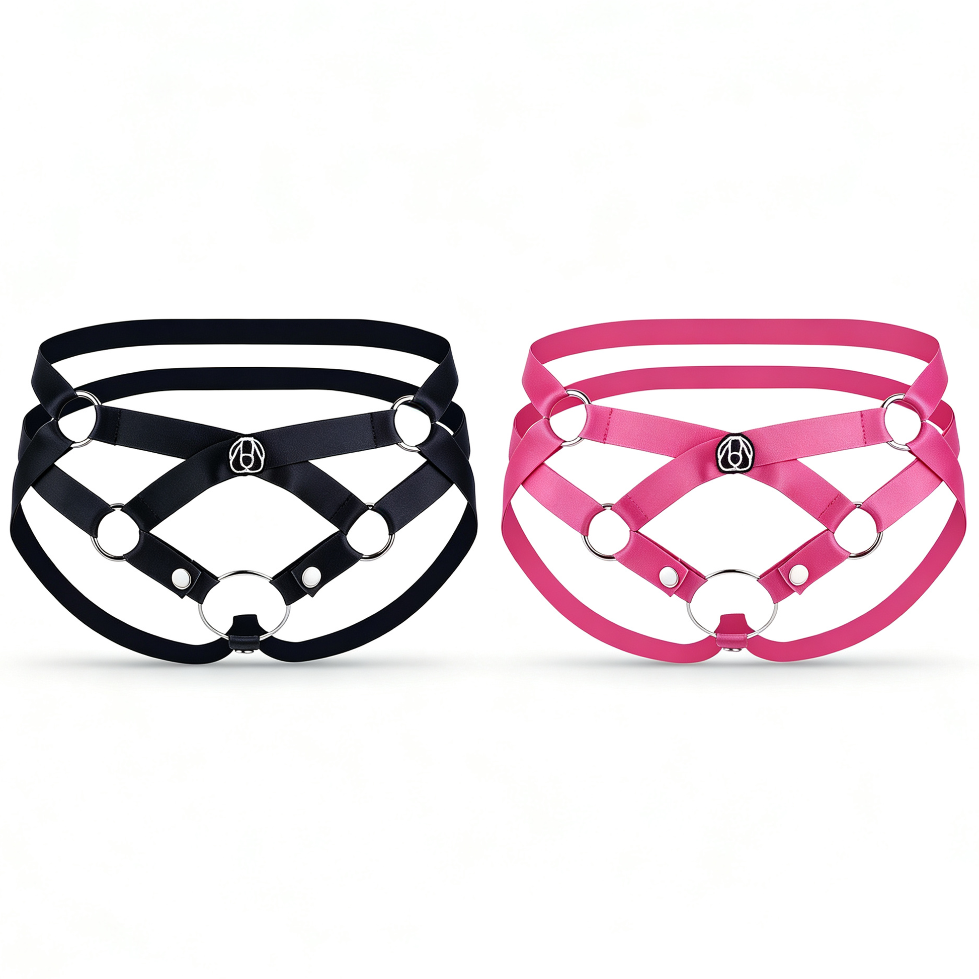 Elastic T-Back Chastity Harness | PU12
