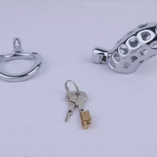 Aluminum Alloy Chastity Cage