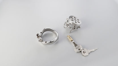 Spiked Flat Chastity Cage, F3133
