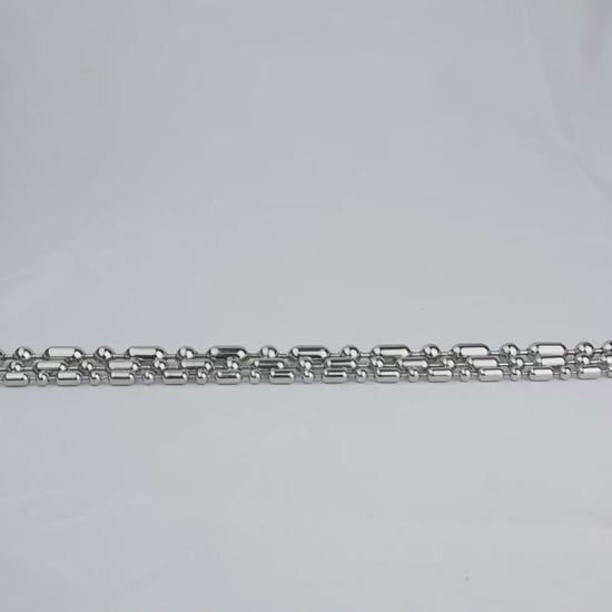 Metal Soft Urethral Sounds Penis Plug with Chain  - Mixed shaped | F3208