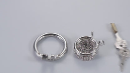 Nano Metal Mesh Chastity Cage, F3198