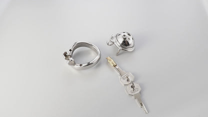Hemisphere Male Chastity Cage with Honeycomb Hole, F3173