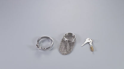 Maxi Metal Mesh Chastity Cage, F3195