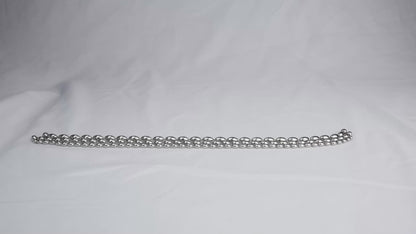 Metal Soft Urethral Sounds Penis Plug with Chain  - Oval shaped | F3206