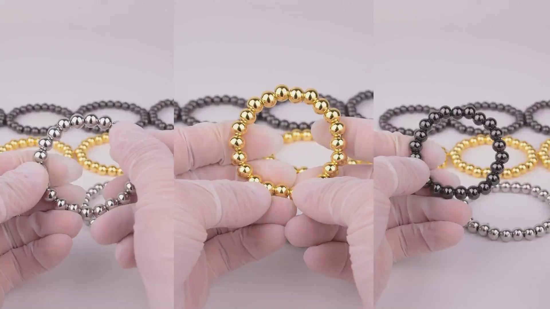Metal Cock Ring with Multi Beads | F3230