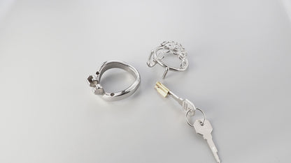 Welded Circles Chastity Cage, F3172
