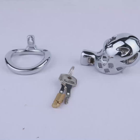 Aluminum Alloy Clown Chastity Cage
