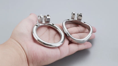 Male Solid Steel Chastity Cage, F3054