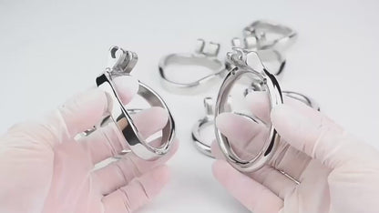 Base Rings for FRRK Metal Chastity Cage That Fit Internal Side Slide Lock System Only
