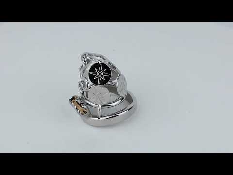 Solar Serpent Coiled Chastity Cage | F316A