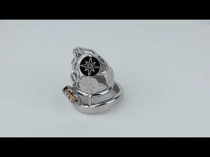 Solar Serpent Coiled Chastity Cage | F316A