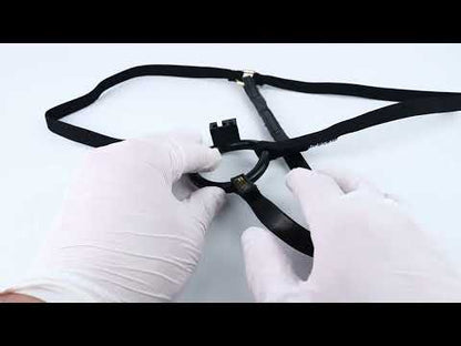 Black Bowtie Elegant Sissy Maid Chastity Cage | F321A