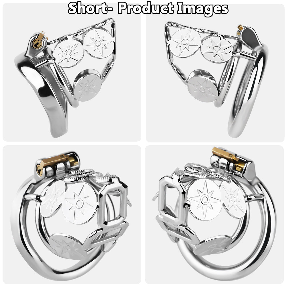 Solar Serpent Coiled Chastity Cage | F316A