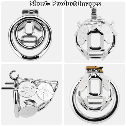 Solar Serpent Coiled Chastity Cage | F316A