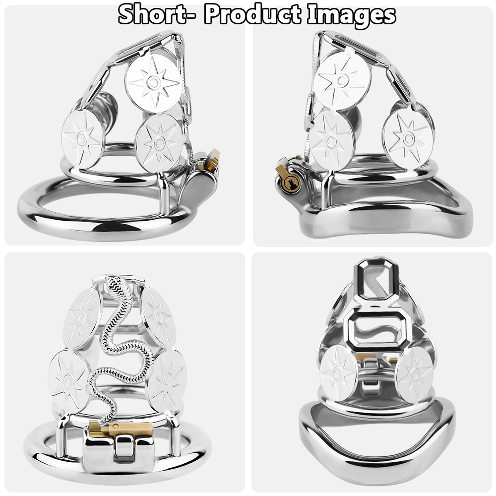 Solar Serpent Coiled Chastity Cage | F316A