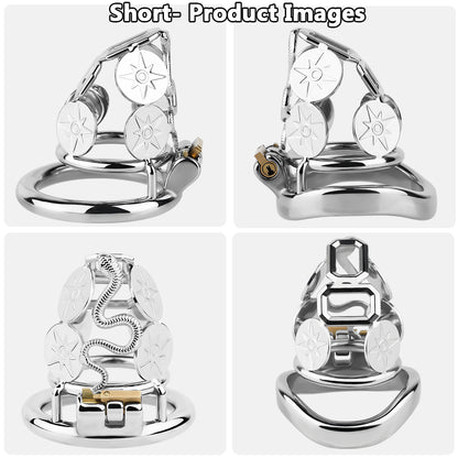 Solar Serpent Coiled Chastity Cage | F316A