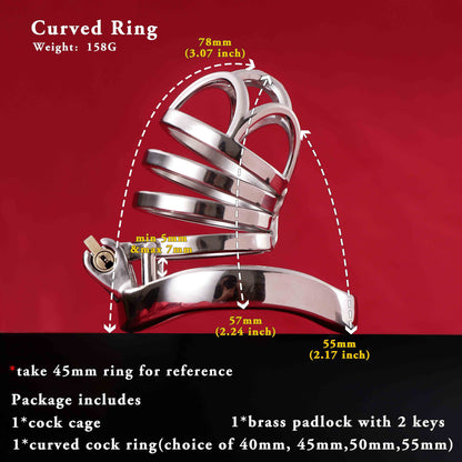 Male Chastity Cage, F3011 - FRRK