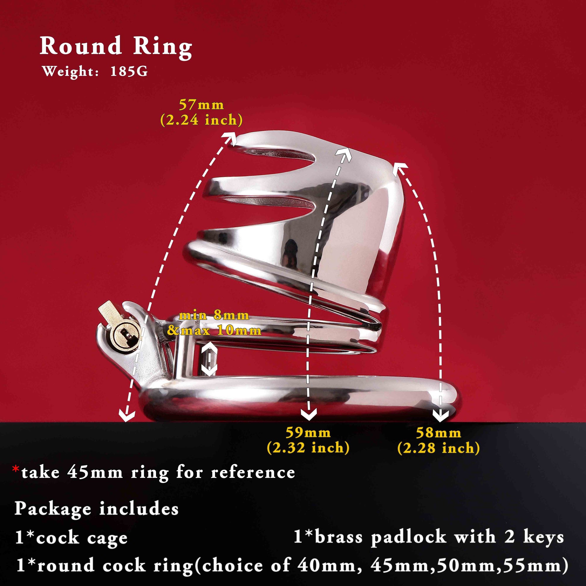 Male Chastity Cage, F3013 - FRRK