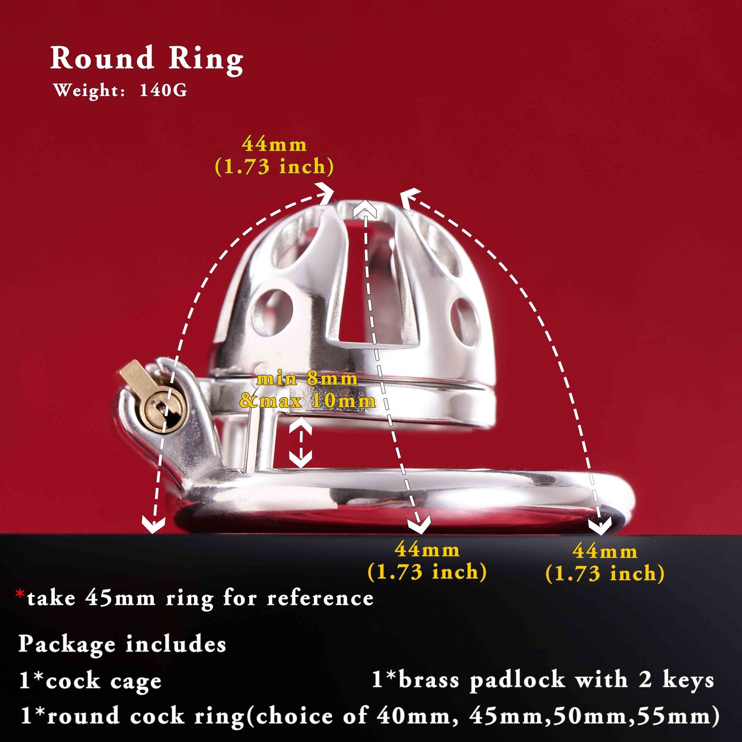 Male Chastity Cage, F3031 - FRRK