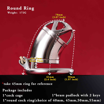 Male Chastity Cage, F3020 - FRRK